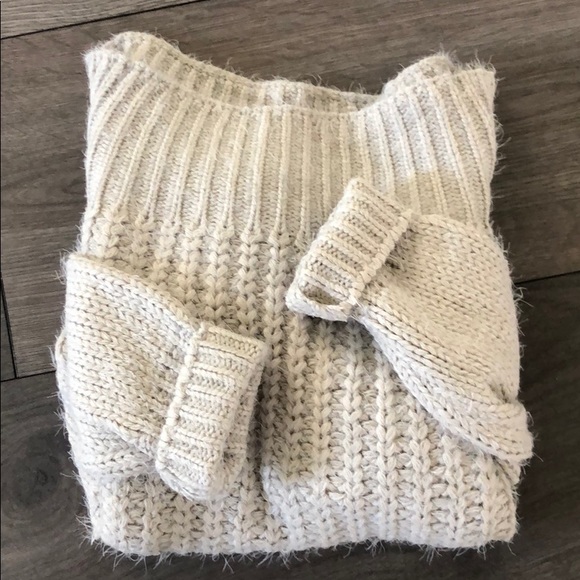 AIKO Off Shoulder Knit Sweater - H. GREY - Picture 2 of 2